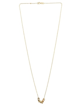 Collar Mancini de oro 10 K