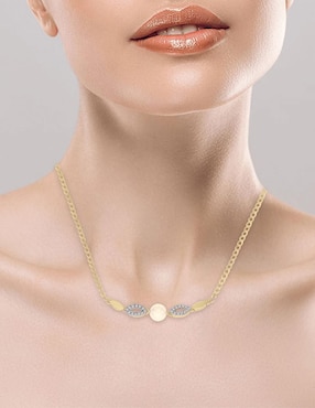 Gargantilla Fianelli Teles de oro amarillo 14 K