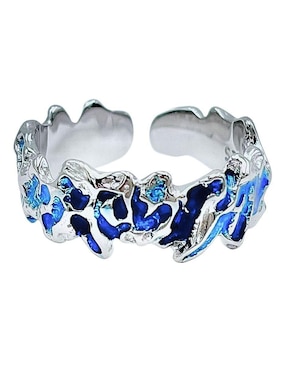 Anillo Aretize Brillo P 925 de plata craquelado