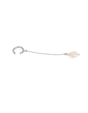 Aretes circulares Teresa Díaz Joyería Mexicana Tesoros Del Océano de plata P 925 con acabado plateado perla