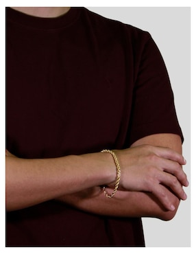 Pulsera Crixus Joyeria de oro amarillo 10 K acabado brillante
