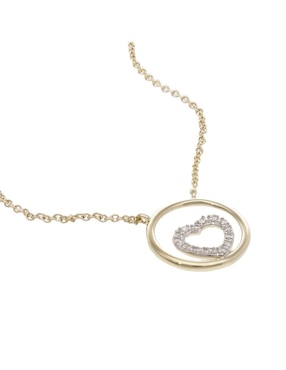 Gargantilla de corazón Joyerías Bizzarro de oro amarillo 10 K
