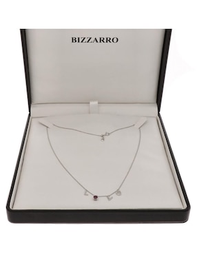 Gargantilla Joyerías Bizzarro de oro blanco 10 K