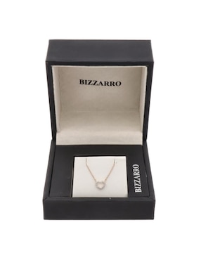 Gargantilla de corazón Joyerías Bizzarro de oro rosa 10 K