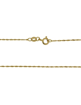 Gargantilla Cristal Joyas Singapur de oro 14 K