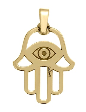 Imagen de producto Dije de mano de fátima Cristal Joyas fortuna de oro 14 K