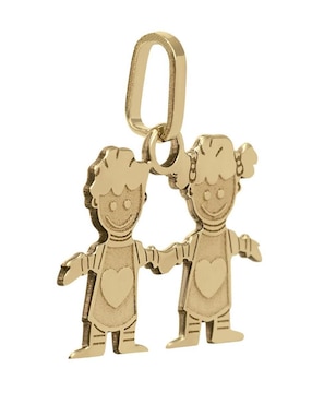 Dije de niño Cristal Joyas de oro 14 K