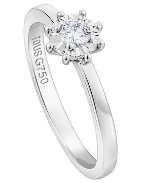 Anillo Tous Les Classiques 18 k de oro blanco diamante pavé