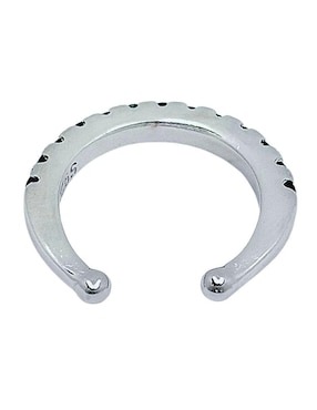 Aretes circulares Aretize de plata P 925 con acabado pavé zirconia