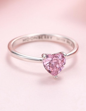 Anillo de corazón Moonberry P 925 de plata zirconia cúbica brillante