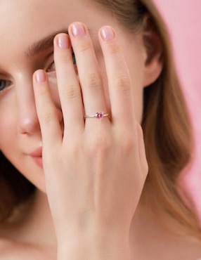 Anillo de corazón Moonberry P 925 de plata zirconia cúbica brillante