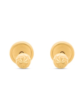 Broqueles circulares Joyerías Bizzarro de oro