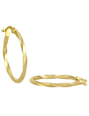 Arracadas Cristal Joyas de oro