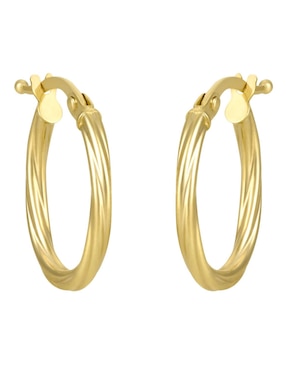 Arracadas Cristal Joyas de oro