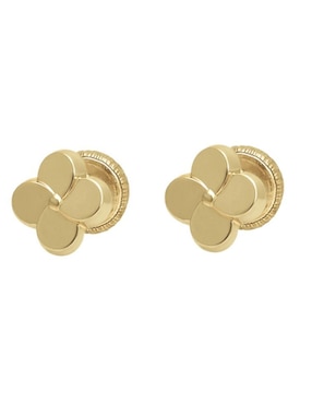 Broqueles de trébol Cristal Joyas de oro