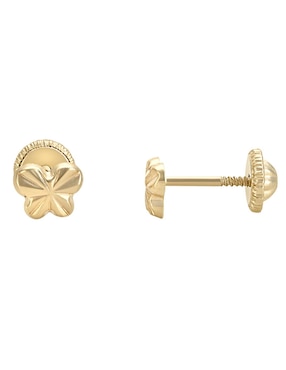 Broqueles de mariposa Cristal Joyas de oro