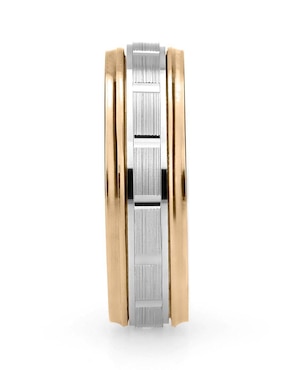 Argolla de oro 14 k Mano Forjada