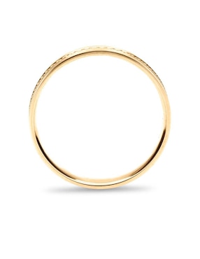 Argolla de oro 14 k Mano Forjada