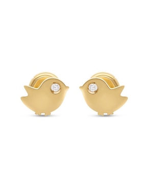Broqueles de pájaro Joyerías Bizzarro de oro diamante