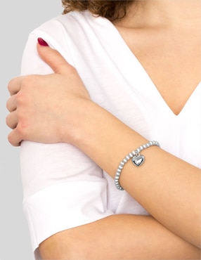 Pulsera Silvex Spa de plata P 925 con acabado brillante