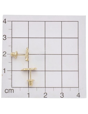 Broqueles de unicornio Joyerías Bizzarro de oro zirconia