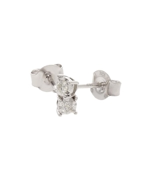 Broqueles circulares Joyerías Bizzarro de oro blanco diamante