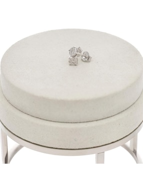 Broqueles circulares Joyerías Bizzarro de oro blanco diamante