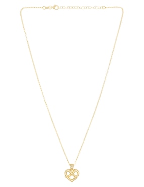 Collar de corazón Silvex Spa de plata P 925