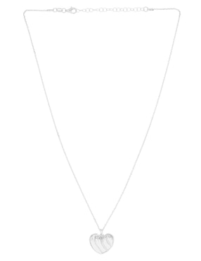 Collar de corazón Silvex Spa de plata P 925
