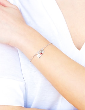 Pulsera Silvex Spa de plata con circonita p 925