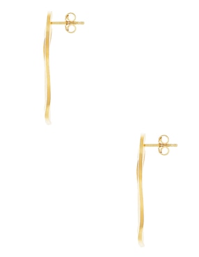 Aretes redondos Silvex Spa de plata P 925 con acabado brillante
