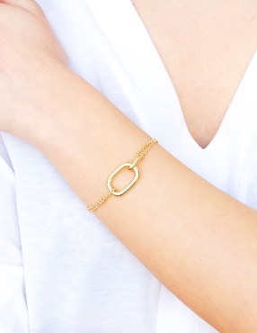 Pulsera Silvex Spa de plata P 925 con acabado brillante