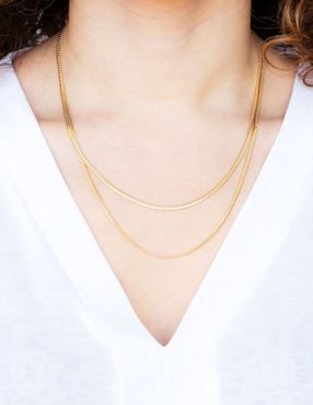 Collar de eslabones Silvex Spa de plata P 925