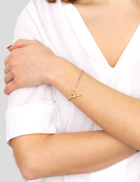 Pulsera Silvex Spa de plata P 925 con acabado brillante