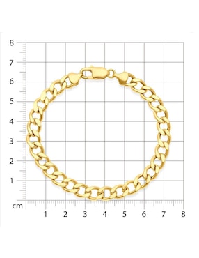 Pulsera Joyerías Bizzarro de oro 14 K con acabado brillante