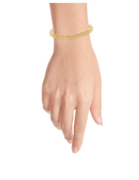 Pulsera Joyerías Bizzarro de oro 14 K con acabado brillante
