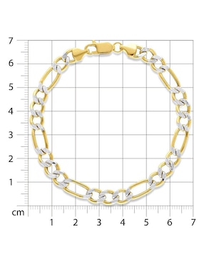 Pulsera Joyerías Bizzarro de oro 14 K con acabado brillante