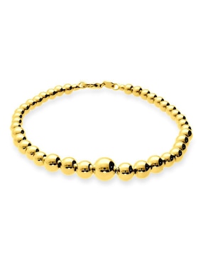 Pulsera Joyerías Bizzarro de oro 14 K con acabado brillante