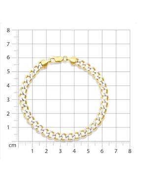 Pulsera Joyerías Bizzarro de oro 14 K con acabado pulido