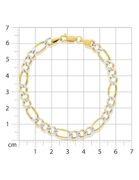 Pulsera Joyerías Bizzarro de oro 14 K con acabado brillante