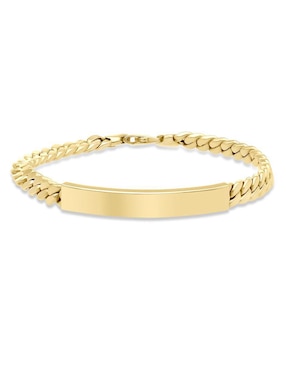Esclava Joyerías Bizzarro de oro 14 K con acabado brillante