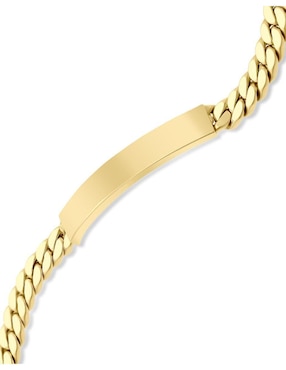 Esclava Joyerías Bizzarro de oro 14 K con acabado brillante