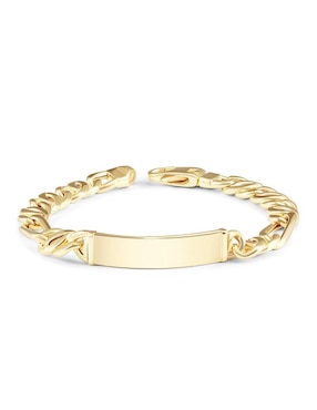 Esclava Joyerías Bizzarro de oro 14 K con acabado brillante