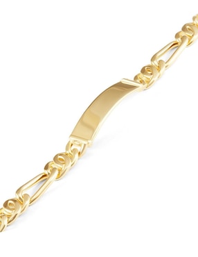 Esclava Joyerías Bizzarro de oro 14 K con acabado brillante