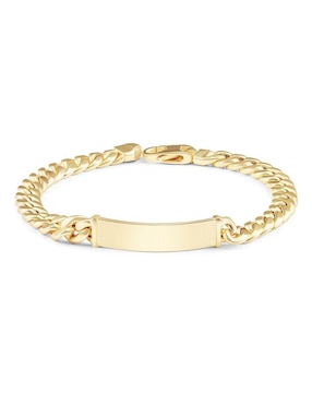 Esclava Joyerías Bizzarro de oro 14 K con acabado pulido