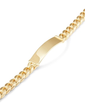 Esclava Joyerías Bizzarro de oro 14 K con acabado pulido