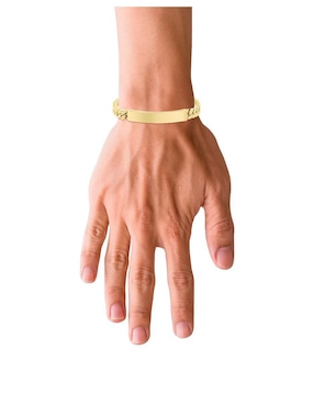 Esclava Joyerías Bizzarro de oro 14 K con acabado brillante