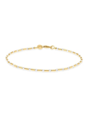 Pulsera Joyerías Bizzarro de oro 14 K con acabado brillante