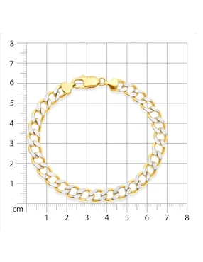 Pulsera Joyerías Bizzarro de oro 14 K con acabado pulido