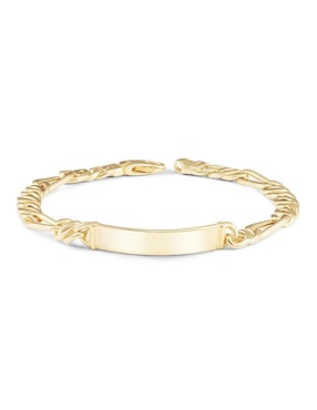Esclava Joyerías Bizzarro de oro 14 K con acabado brillante
